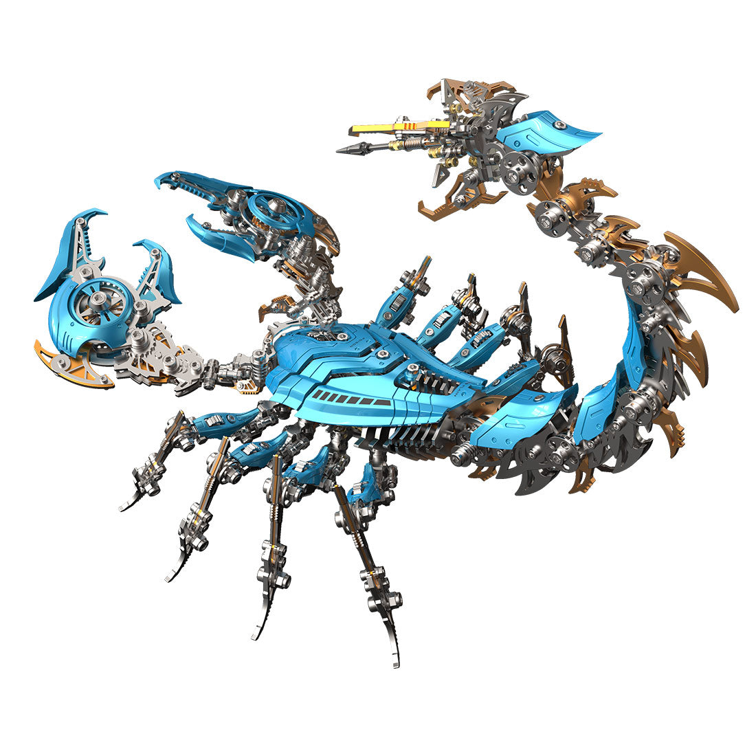 Large Mechanical 3D Metal War Scorpion Model Kit for Adults 1073PCS - stirlingkit