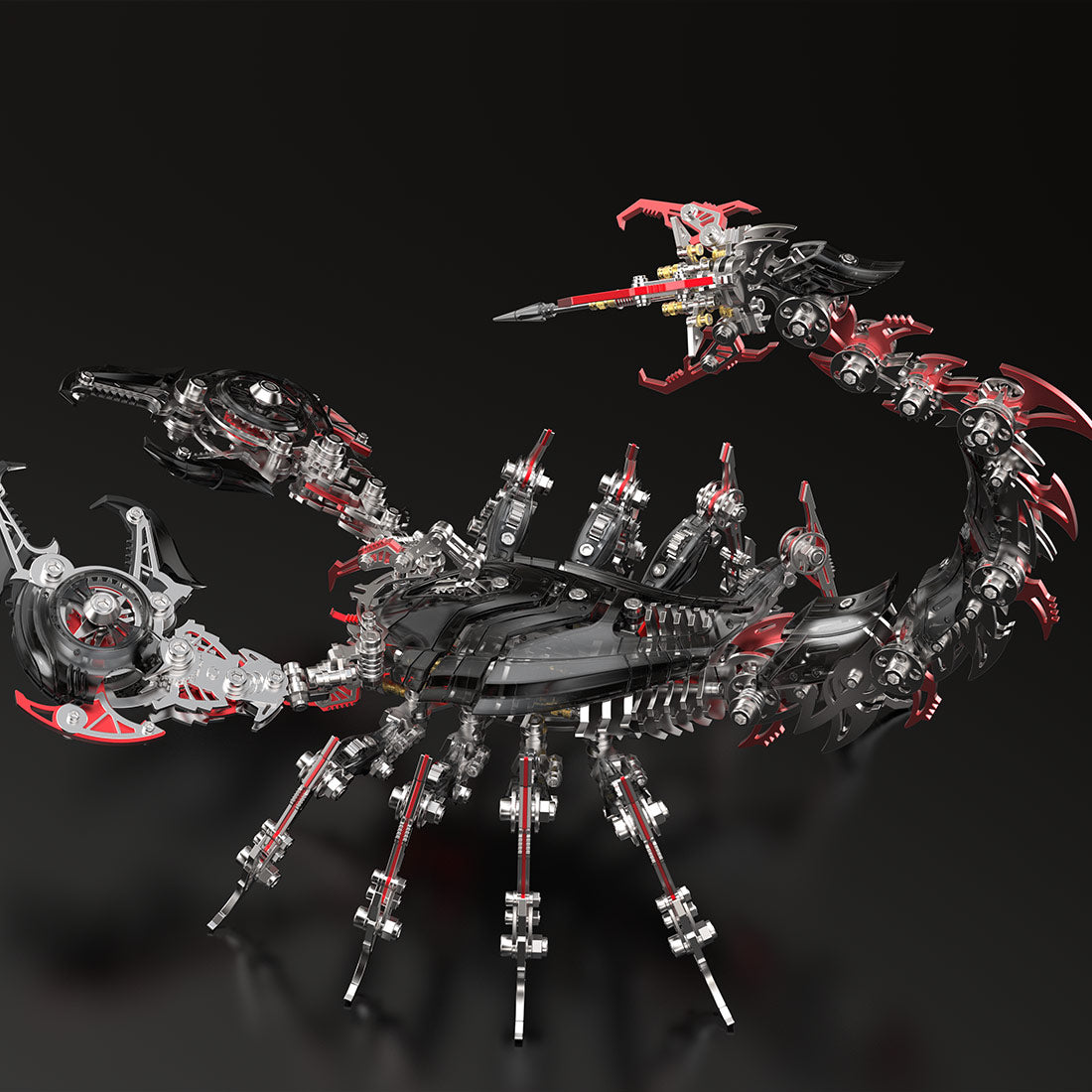 Large Mechanical 3D Metal War Scorpion Model Kit for Adults 1073PCS - stirlingkit