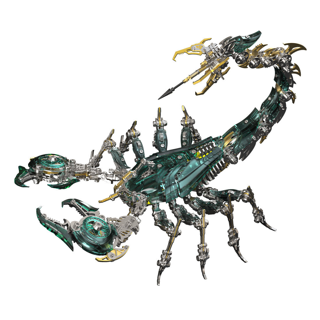 Large Mechanical 3D Metal War Scorpion Model Kit for Adults 1073PCS - stirlingkit