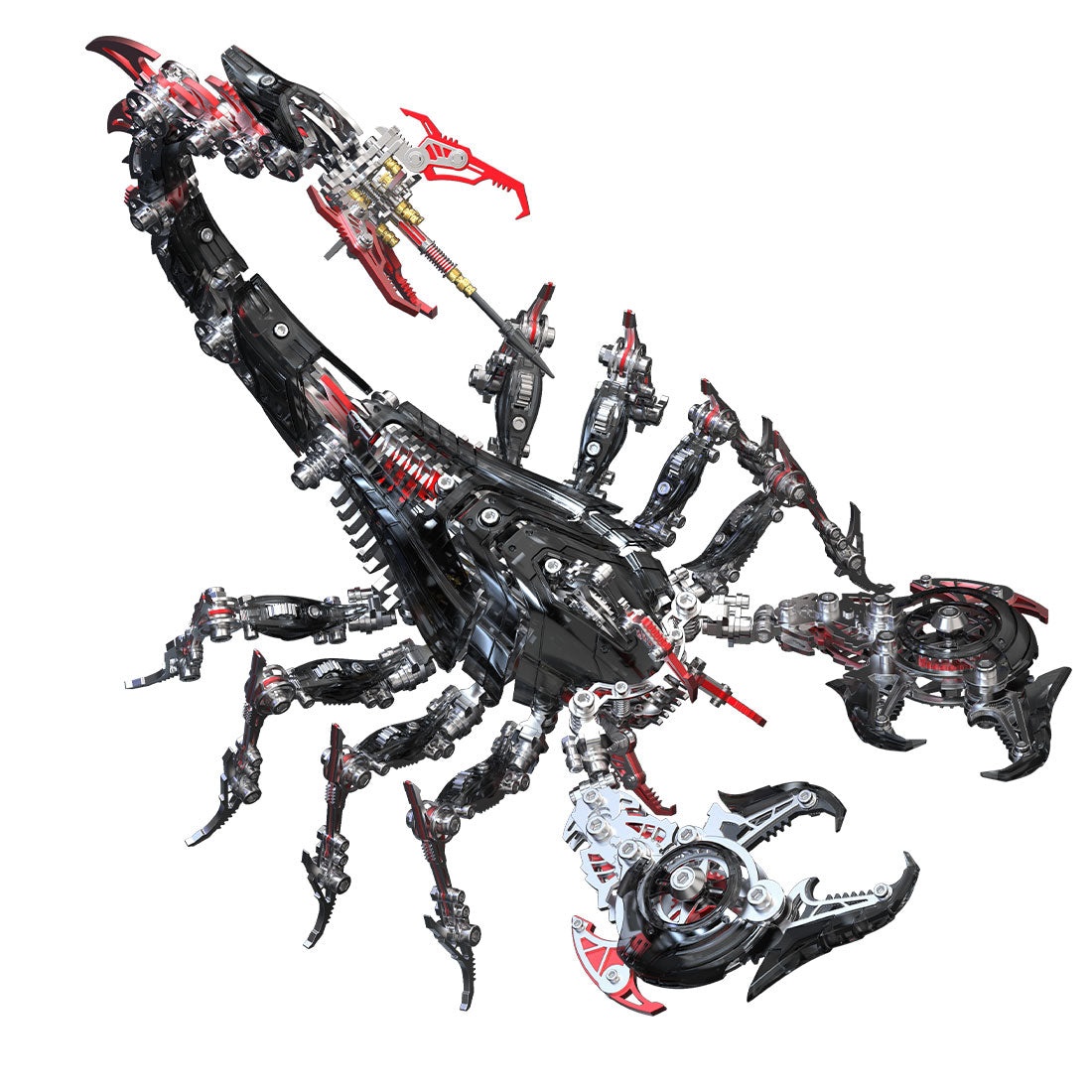 Large Mechanical 3D Metal War Scorpion Model Kit for Adults 1073PCS - stirlingkit