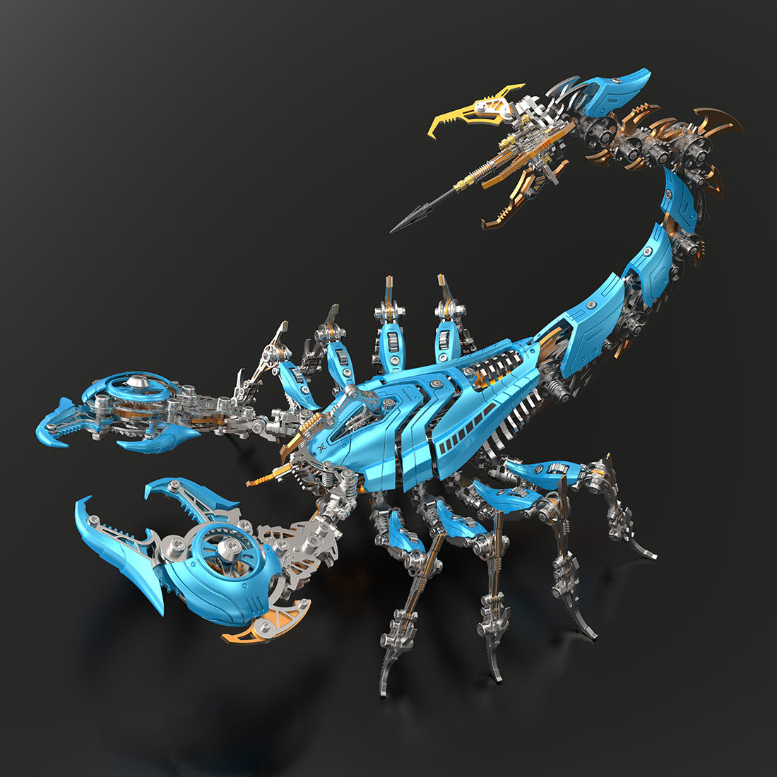 Large Mechanical 3D Metal War Scorpion Model Kit for Adults 1073PCS - stirlingkit