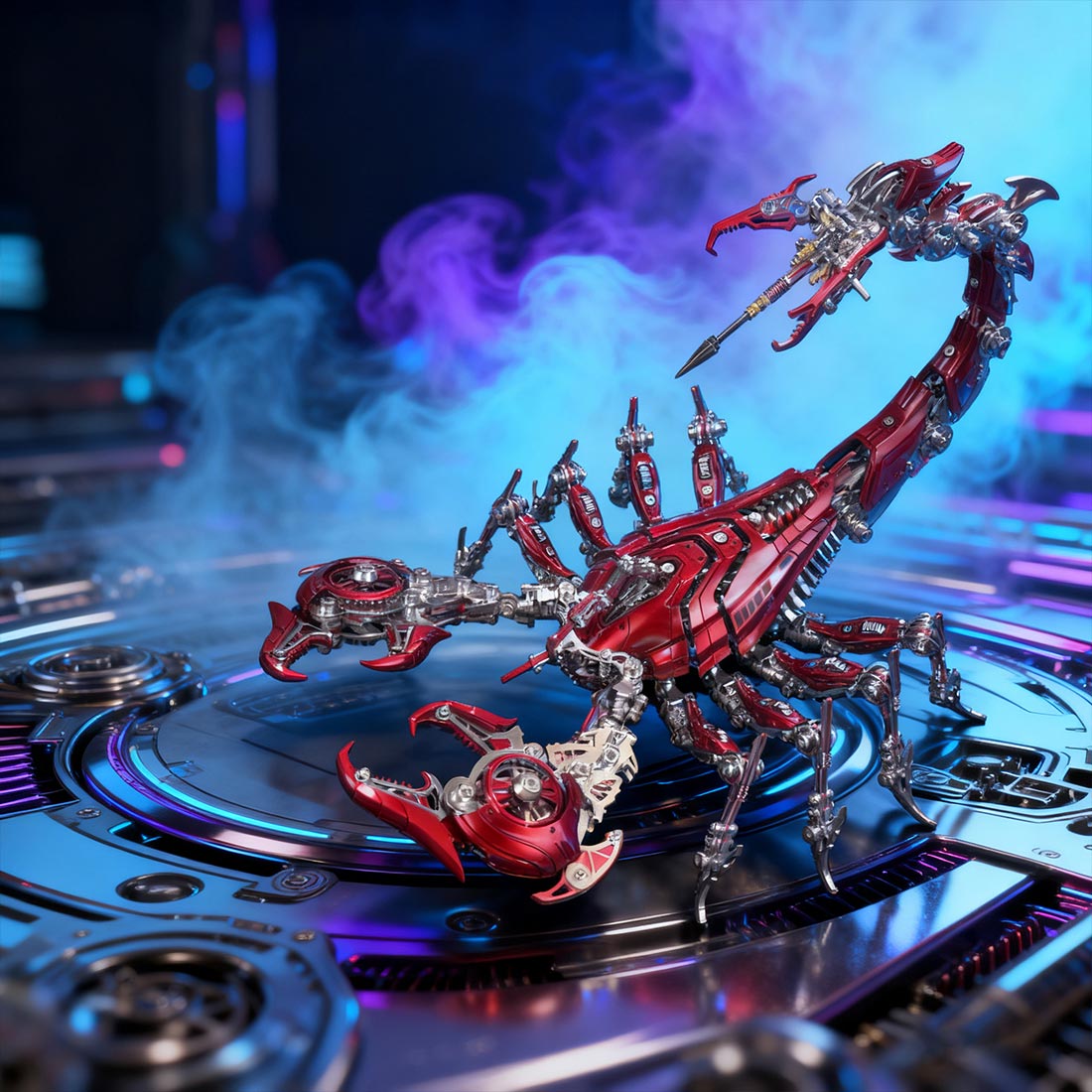 Large Mechanical 3D Metal War Scorpion Model Kit for Adults 1073PCS - stirlingkit
