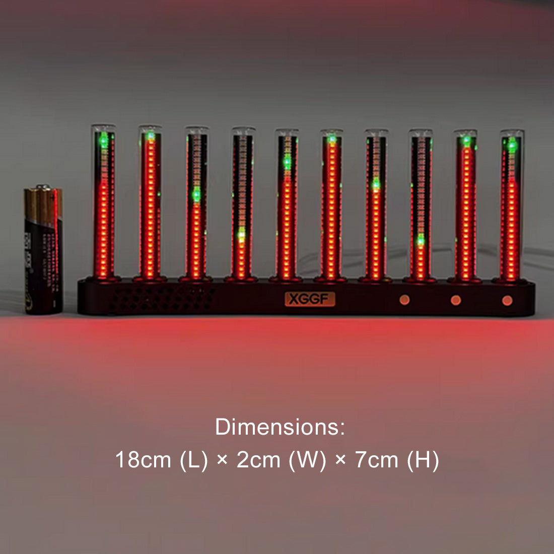 LED Spectrum Analyzer Music Light Gaming Room Desk Toy - stirlingkit