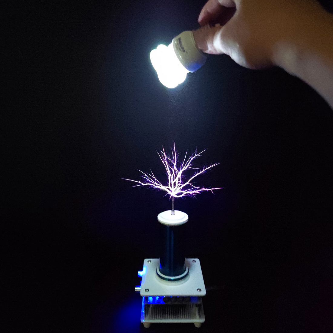 Long Electrical Arcs Mini Tesla Coil Experimental Science Toy - stirlingkit