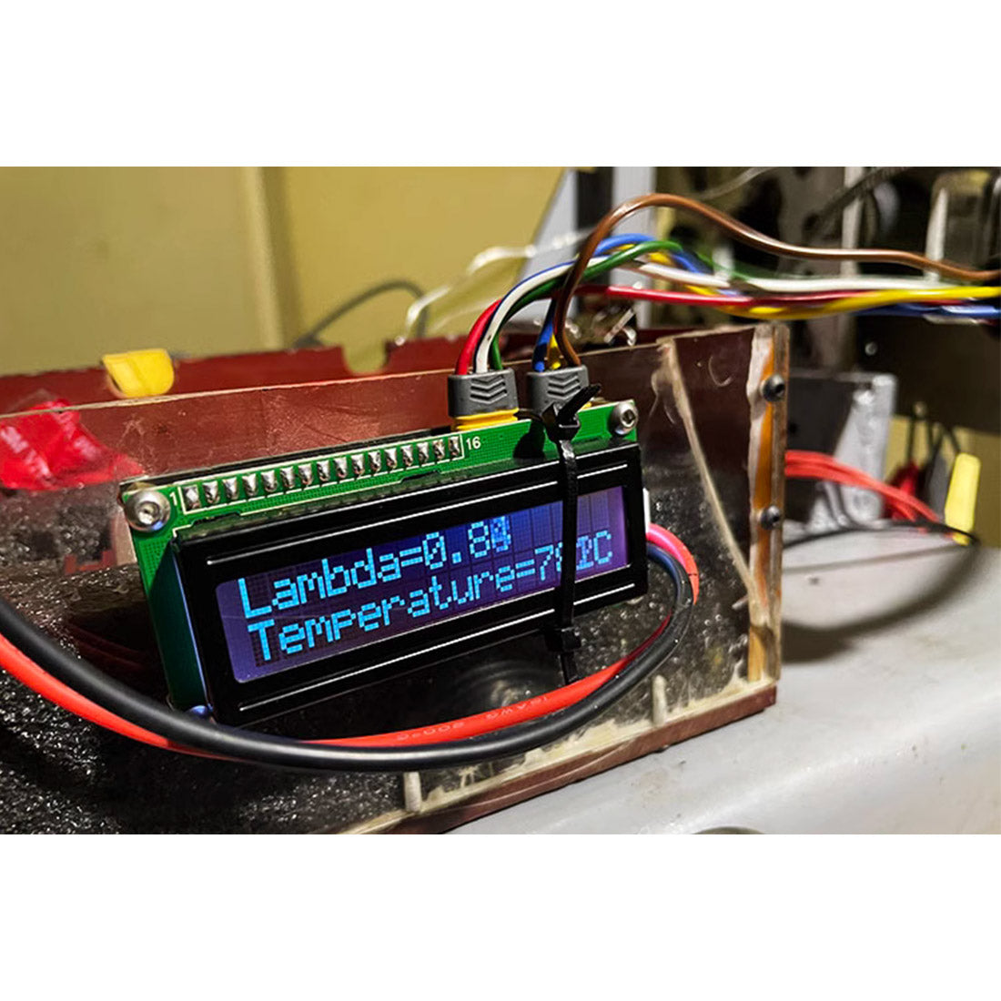 LSU4.9 Air-Fuel Ratio Display Instrument Air-Fuel Ratio Analyzer + Oxygen Sensor Mini Portable Carburetor Adjustment Gear - stirlingkit