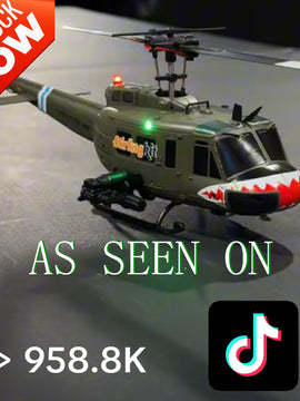 RC ERA C032 UH-1 Huey RTF 2.4G 6CH Flybarless 1/48 RC Helicopter Model for Beginner