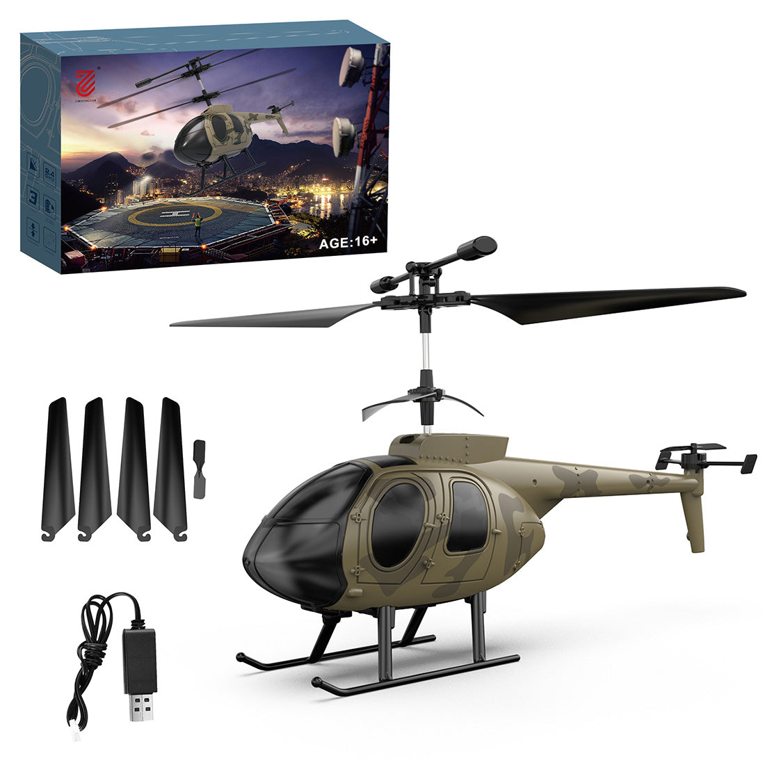 rcxperts RC ERA C184 MD500 Hélicoptère RC 2,4 G 4 CH avec gyroscope 6 axes rcxperts RC ERA C184 MD500 Hélicoptère RC 2,4 G 4 CH avec gyroscope 6 axes