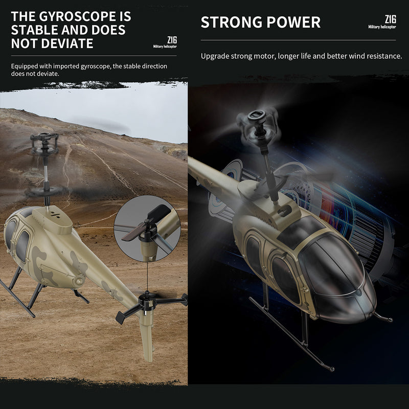 MD500 2.4G 4CH 6-axis Gyroscope Simulation RC Helicopter Model - RTF Version - stirlingkit