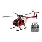 MD500 C189 Little Bird Aircraft Model 1/28 2.4G 4CH Single-Rotor RC Helicopter Model - RTF Version - stirlingkit