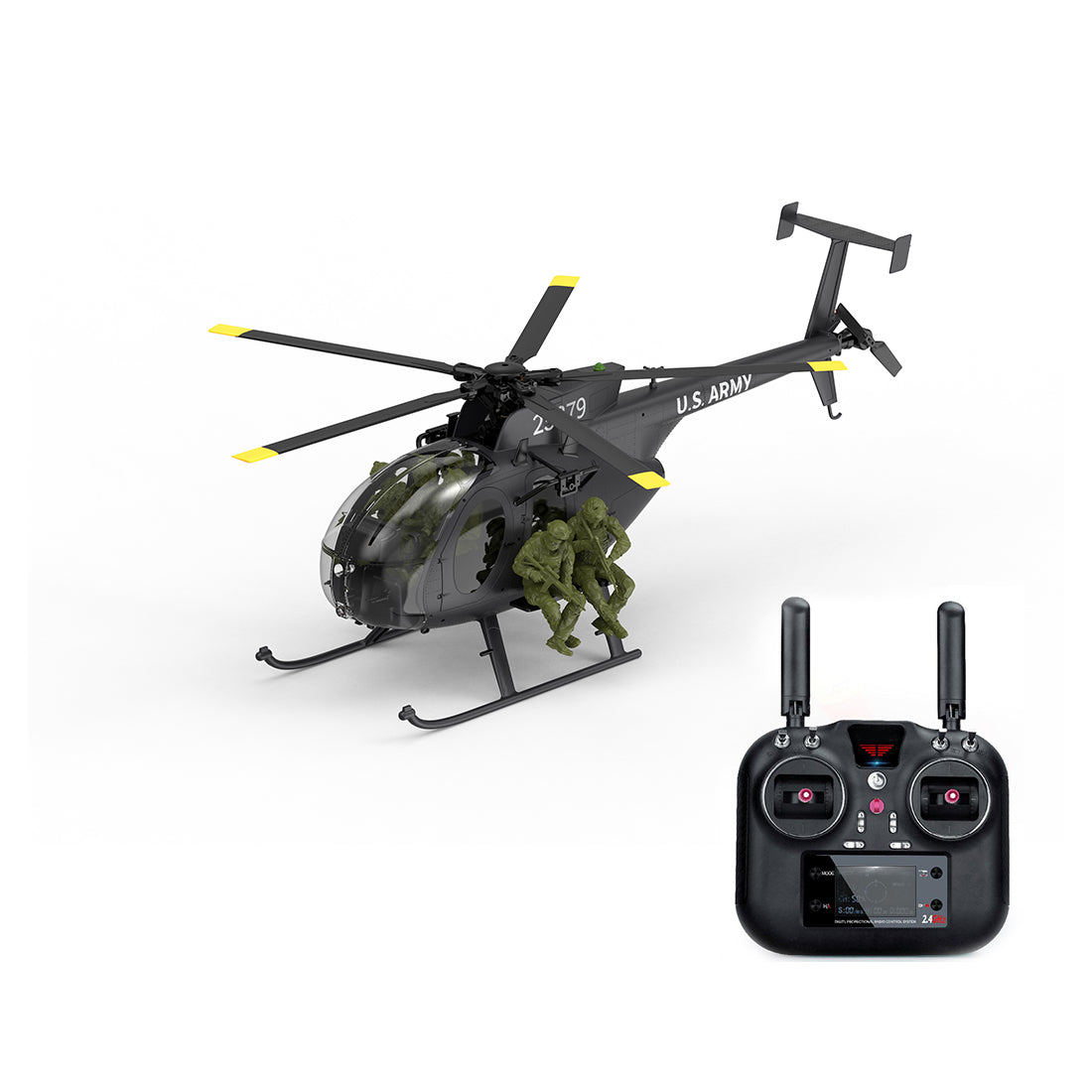 YU XIANG F118S MD500 MH-6 Round-Nose Little Bird Scale RC Helicopter FPV Set 250 Class