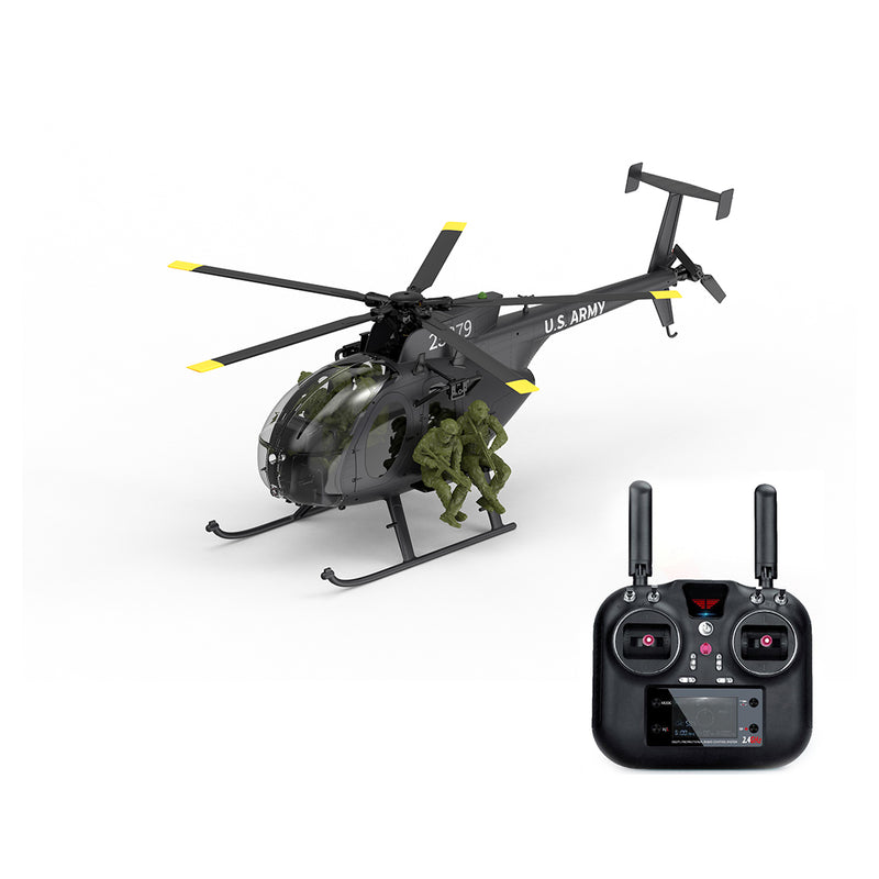 YU XIANG F118S MD500 MH-6 Round-Nose Little Bird Scale RC Helicopter FPV Set 250 Class - stirlingkit