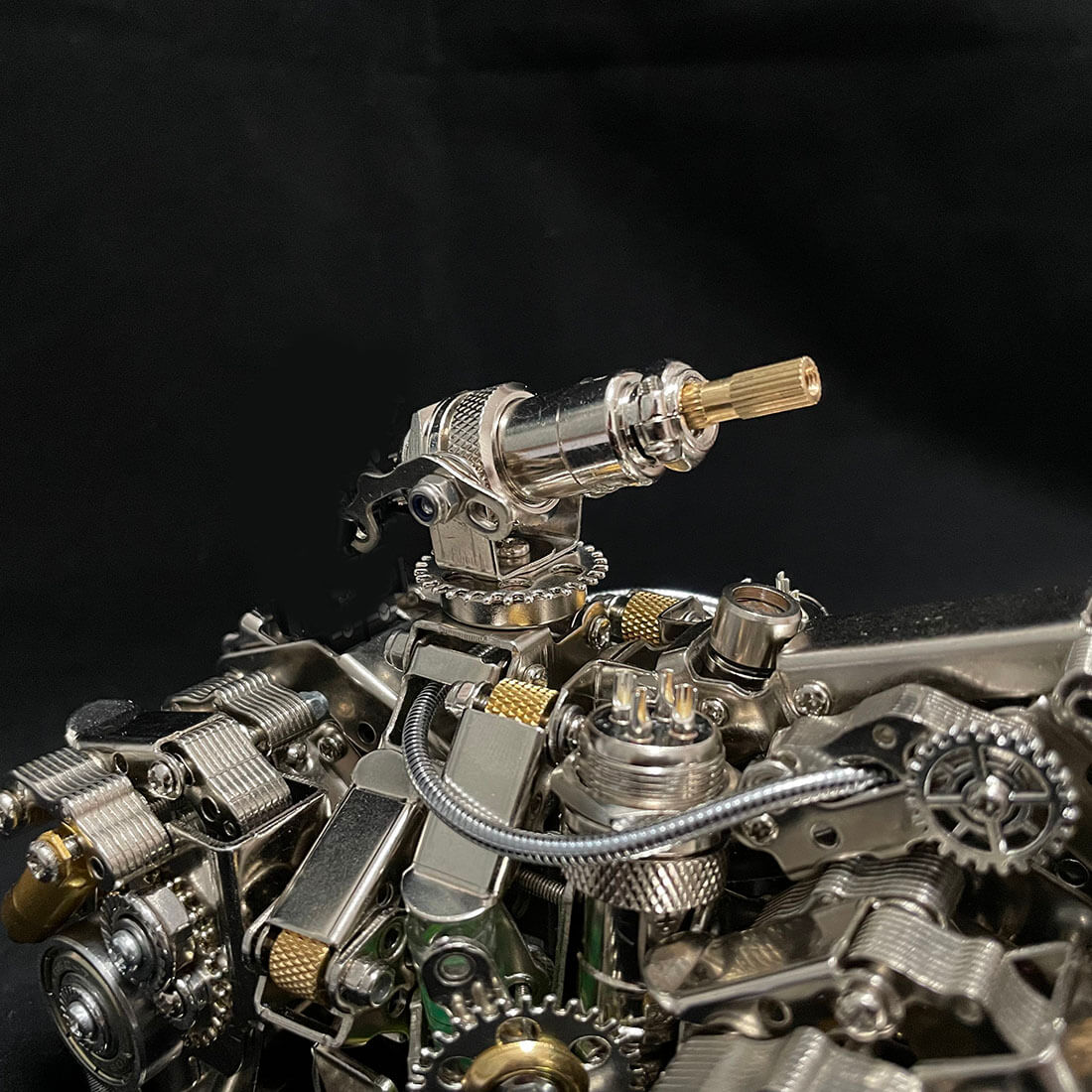 Mechanical 3D DIY Metal Rhino Puzzle Assembly Model 700+PCS - stirlingkit