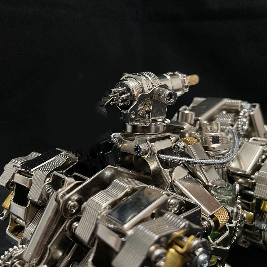 Mechanical 3D DIY Metal Rhino Puzzle Assembly Model 700+PCS - stirlingkit