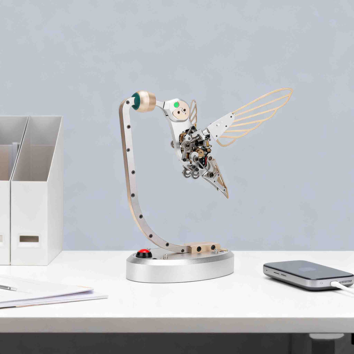 Mechanical Hummingbird 3D Metal Model Building Kits for Adults High-end Gifts - stirlingkit