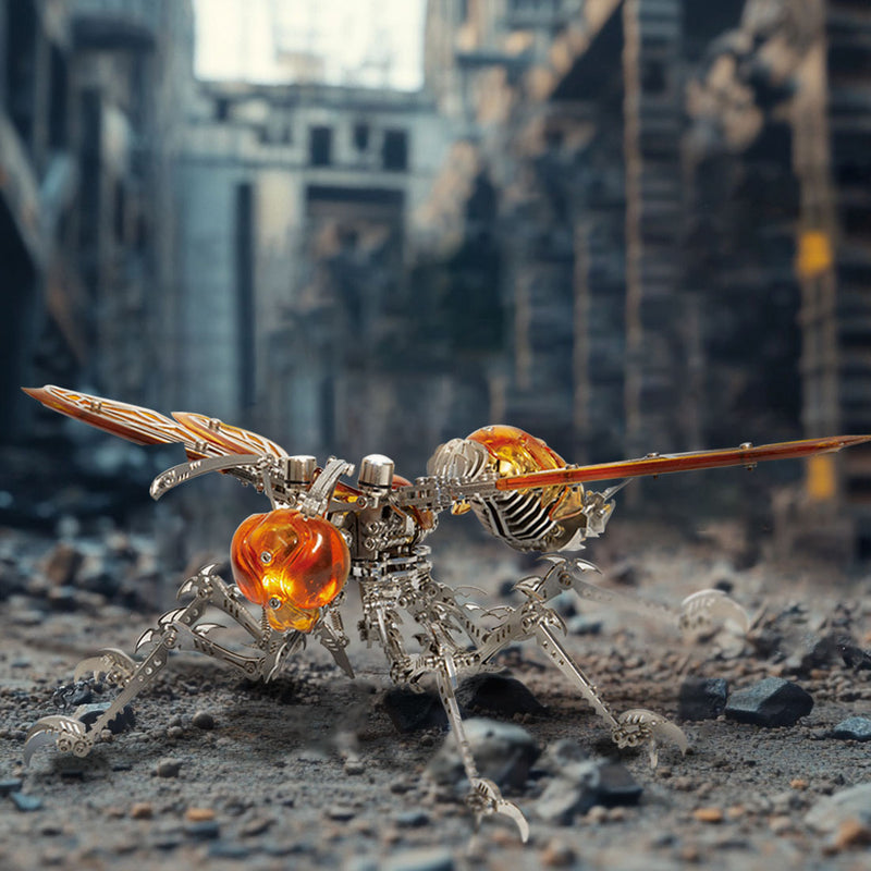 Mechanical Insects Combo: Wasp and Ant Metal Puzzle Kits - stirlingkit