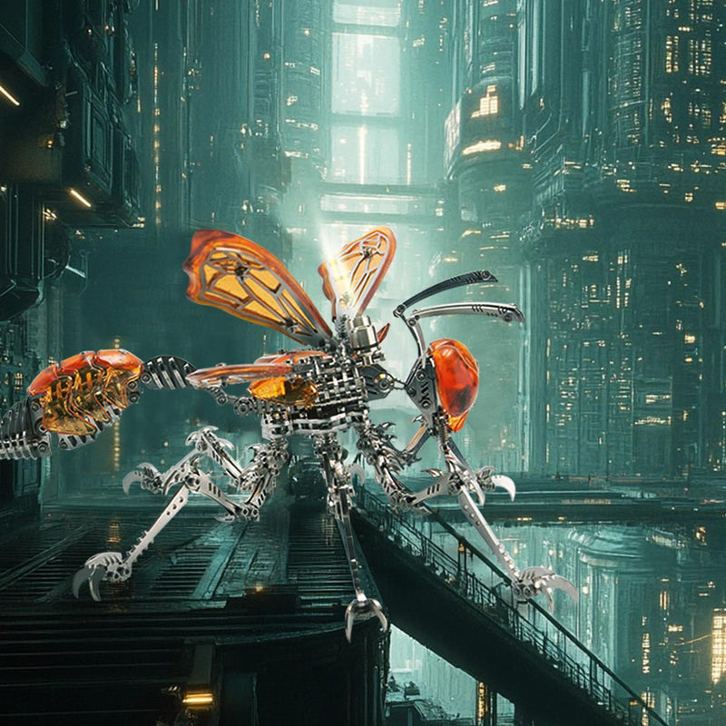 Mechanical Insects Combo: Wasp and Ant Metal Puzzle Kits - stirlingkit