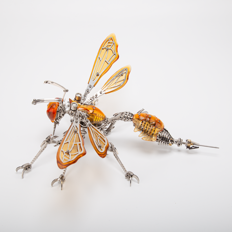 Mechanical Insects Combo: Wasp and Ant Metal Puzzle Kits - stirlingkit