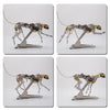 Mechanical Kinetic Running Leopard 3D Metal Model DIY Kit 398PCS