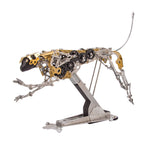 Mechanical Kinetic Running Leopard 3D Metal Model DIY Kit 398PCS