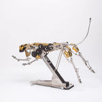 Mechanical Kinetic Running Leopard 3D Metal Model DIY Kit 398PCS