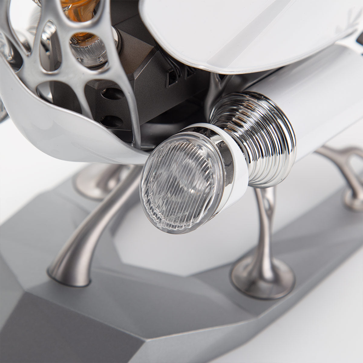 Mechanical Nautilus 3D Metal Model Building Kits with LED Light for Home Decor - stirlingkit