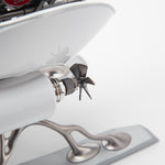 Mechanical Nautilus 3D Metal Model Building Kits with LED Light for Home Decor - stirlingkit