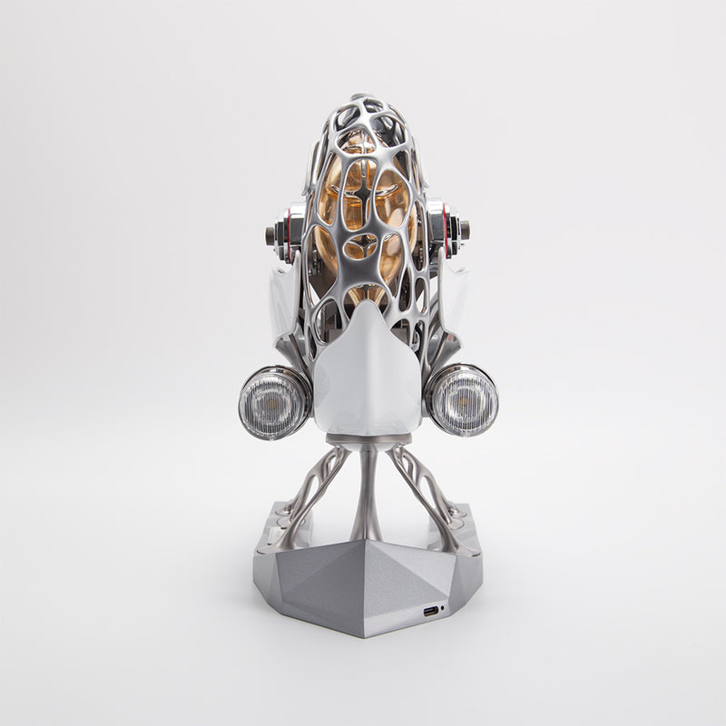 Mechanical Nautilus 3D Metal Model Building Kits with LED Light for Home Decor - stirlingkit