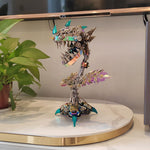 Metal Piranha Plant Flower Building Kit Toys 400PCS+ LED Lighting
