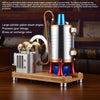 Metal Twin-Cylinder Steam Engine Model with Dynamic Balanced Crankshaft RTR - stirlingkit