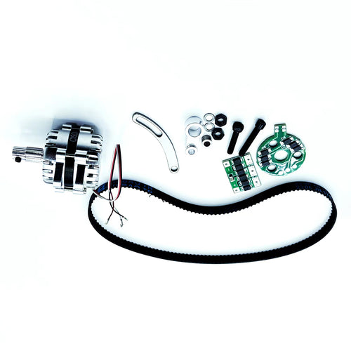 Micro Electric DC Generator Model Kit with Voltage Regulator & Belt for CISON Engine Model - stirlingkit