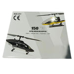 Micro R/C F150BL V3 Airwolf Helicopter with LED Lights Entry-level 5CH RTF RC Helicopter - stirlingkit