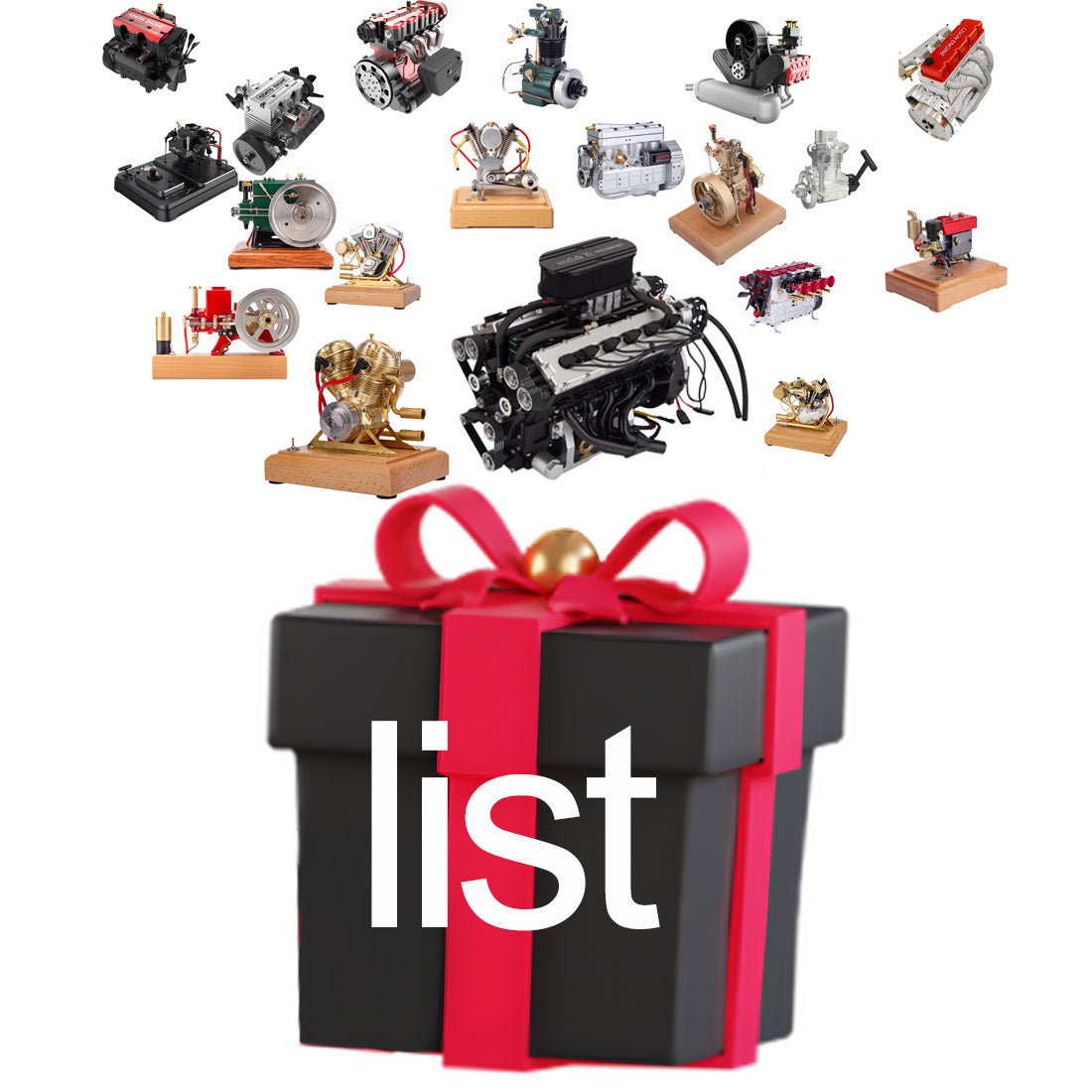 Stirlingkit MINI 4 Stroke Engine Model Mystery Box Blind Box - stirlingkit