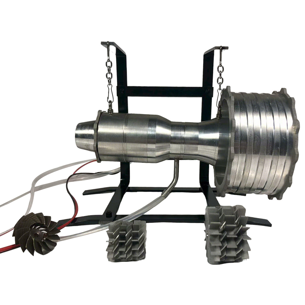 Mini Gas Turbine Turbojet Engine Model Desktop Aircraft Turbine Display