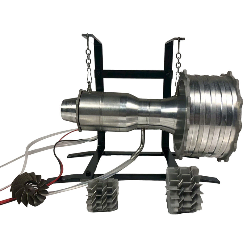 Mini Gas Turbine Turbojet Engine Model Desktop Aircraft Turbine Display