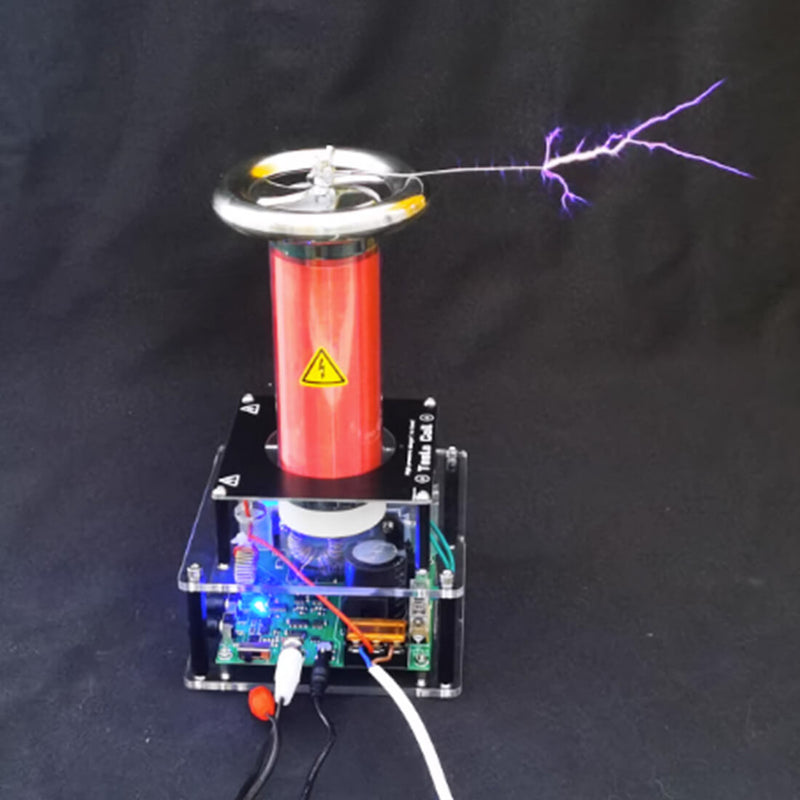 Mini Music Tesla Coil with Arc Experimental Science Toy 60Hz - stirlingkit