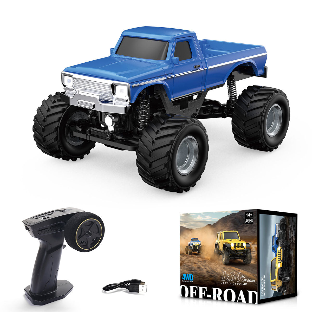 週刊MONSTER TRUCK 4WD stirlingkit-mini-rc-monster-