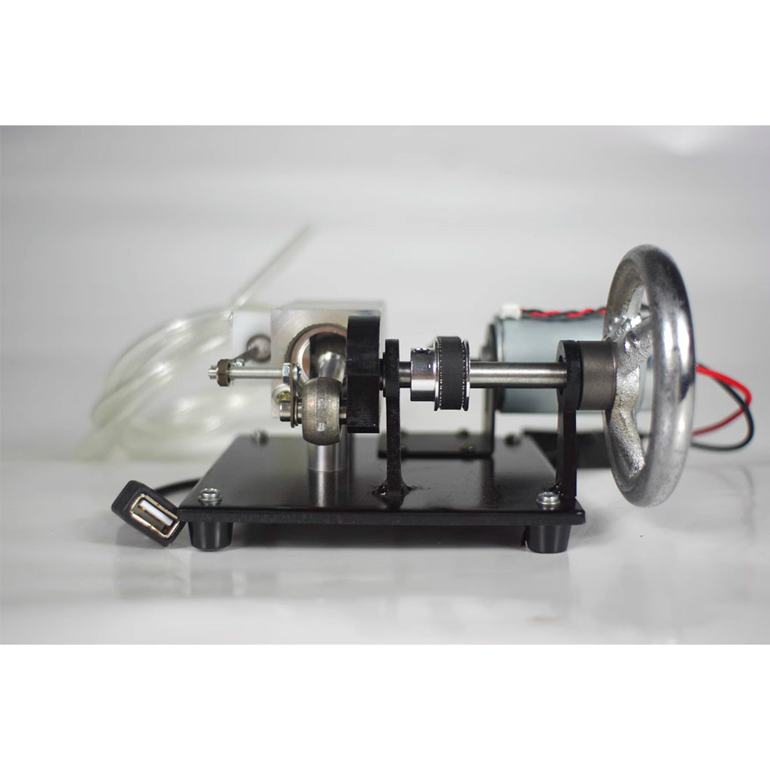 Miniature Horizontal  Single Cylinder Steam Engine Generator Model Kits - stirlingkit