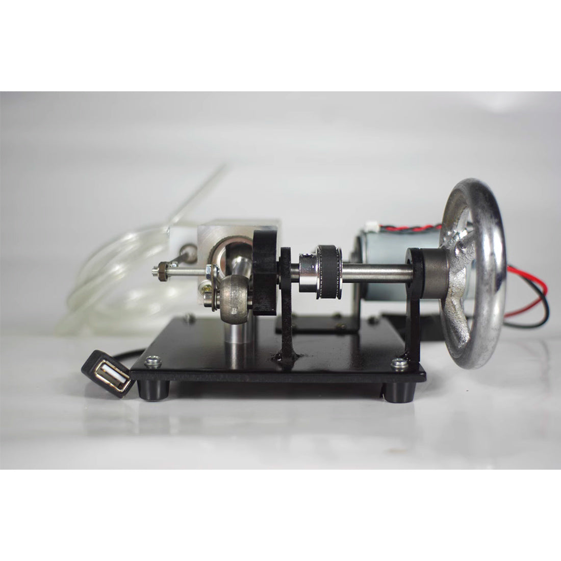 Mini Generator Kit Miniature Horizontal Single Cylinder Steam Engine Generator Model Kits ...