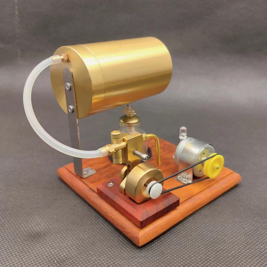 Miniature WigWag Oscillating Steam Engine Generator Model Set