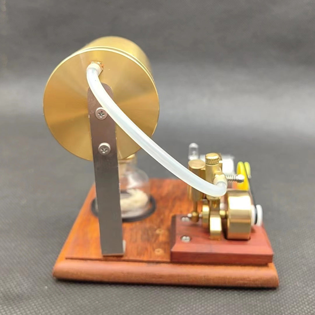 Miniature WigWag Oscillating Steam Engine Generator Model Set - stirlingkit