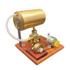 Miniature WigWag Oscillating Steam Engine Generator Model Set - stirlingkit