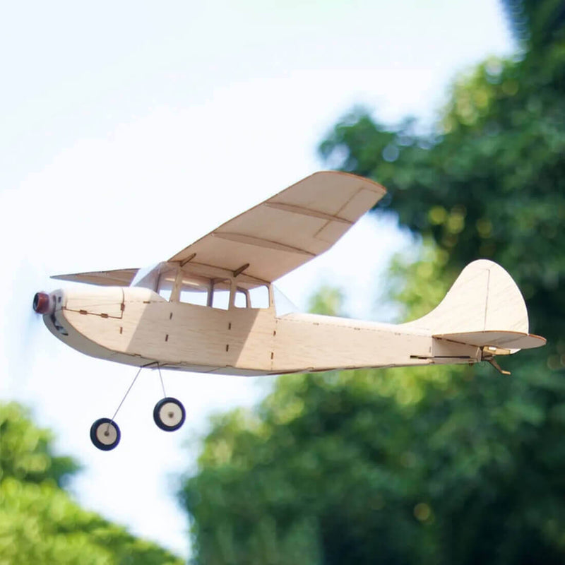 MinimumRC L-19 Cessna RC Mini Fixed-Wing Aircraft Model 3CH Balsa Wood Monoplane  Toy - stirlingkit