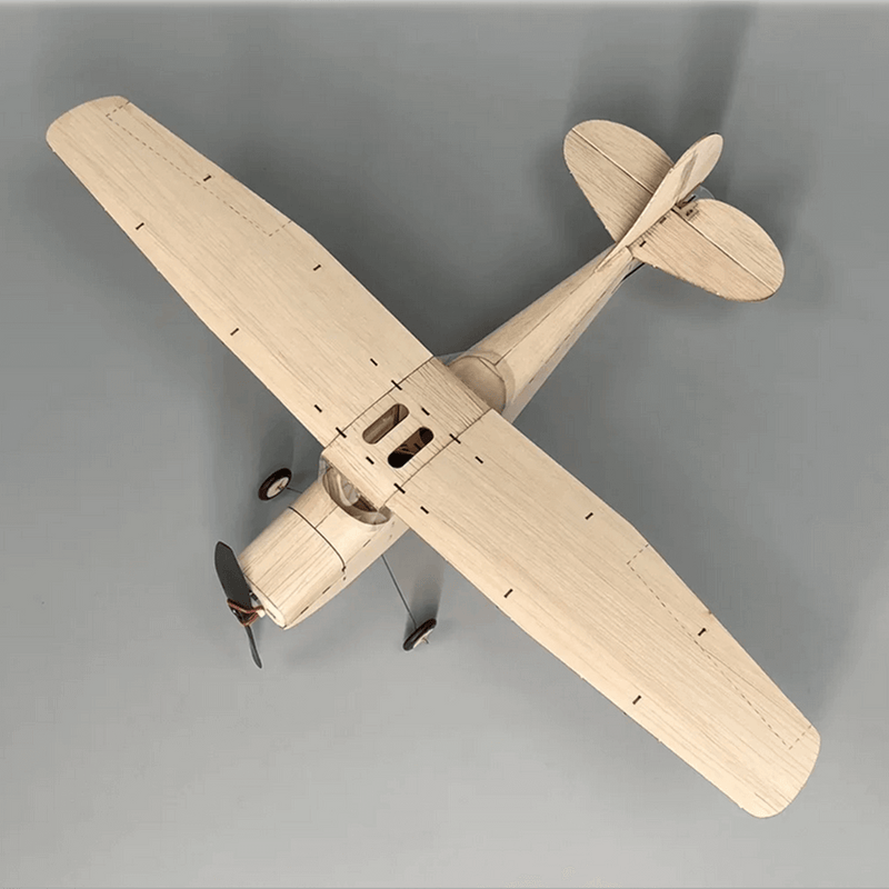 MinimumRC L 19 Cessna RC Mini Fixed Wing Aircraft Model 3CH Balsa Wood Monoplane Toy Stirlingkit
