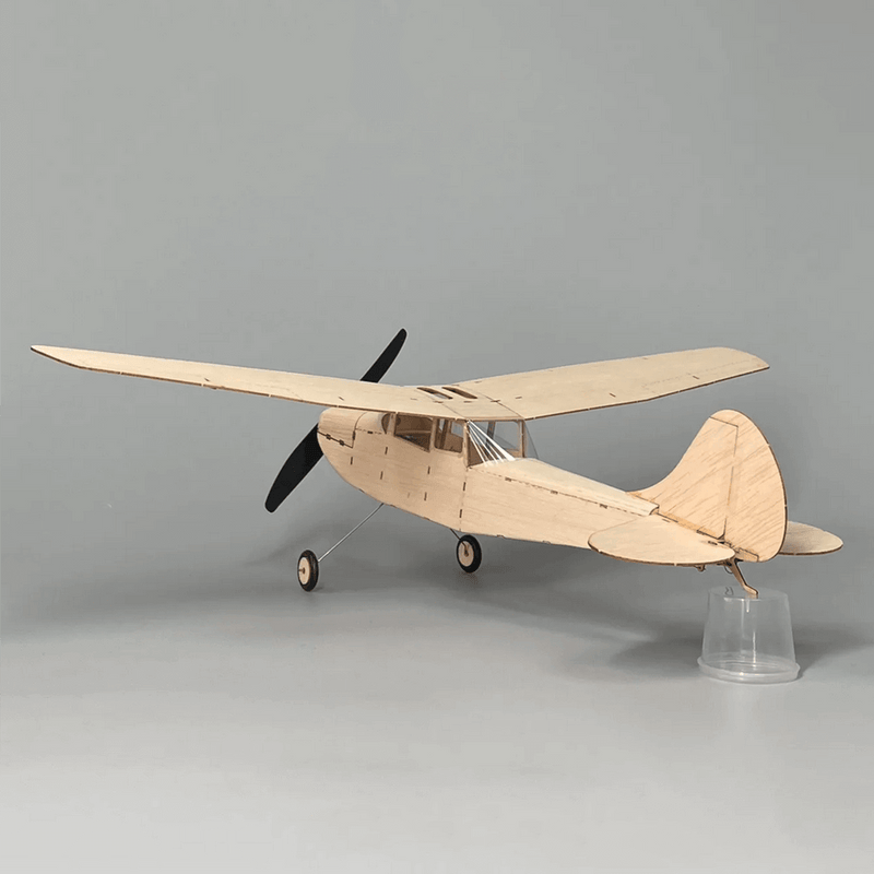 MinimumRC L-19 Cessna RC Mini Fixed-Wing Aircraft Model 3CH Balsa Wood Monoplane  Toy - stirlingkit