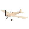 MinimumRC RC 4CH Balsa Wood Monoplane Mini Fixed-Wing Aircraft Model - Spacewalker - stirlingkit