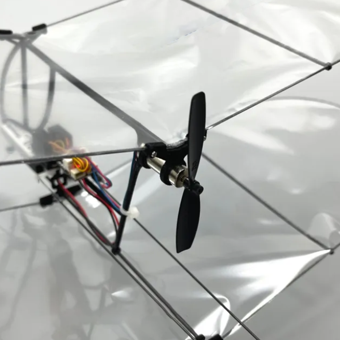 MinimumRC Shrimp V2 Mini Fixed-Wing Aircraft RC 3CH Ultralight Biplane Model Toy - stirlingkit