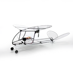 MinimumRC Shrimp V2 Mini Fixed-Wing Aircraft RC 3CH Ultralight Biplane Model Toy - stirlingkit