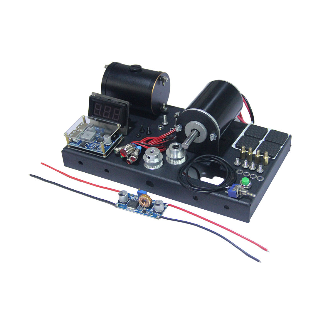 Modified 12V DC Generator Base Set for SEMTO ST-NF2 Engine Model - stirlingkit