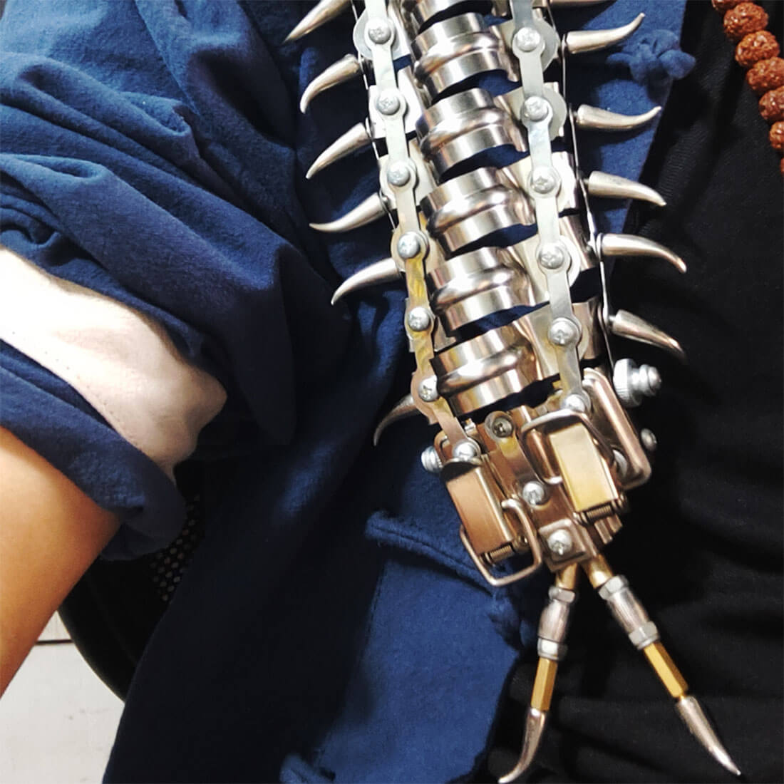 Movable Centipede 3D DIY Metal Assembly Model Building Kits - stirlingkit