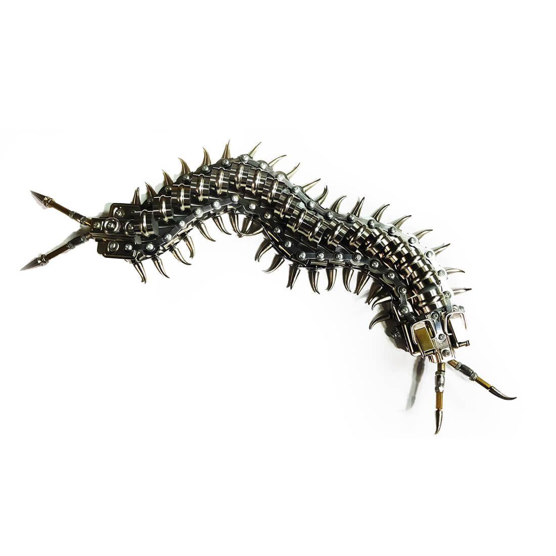 Movable Centipede 3D DIY Metal Assembly Model Building Kits - stirlingkit